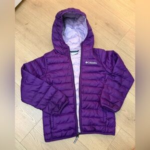 Columbia girls' Silver Falls hooded jacket size small